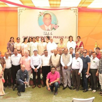 The 95th birth anniversary of LPS Group founder Late Seth Bimal Prasad Jain was observed with respect and honor at the B.P. Jain Skill Development Center campus on Delhi Road.